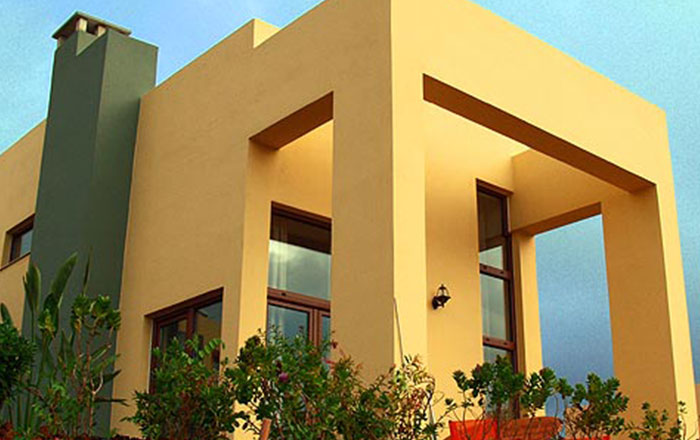 Contemporary mediterranean custom built houses in Crete